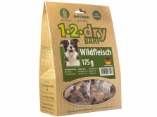 1-2-dry BARF Wildfleisch Trockenbarf Hundefutter 175 g