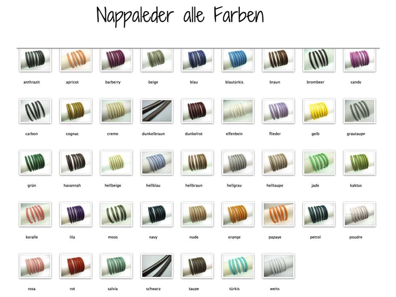 Alle Nappalederfarben