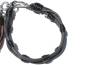 Preview: Doppelstrang Hundehalsband im Leder Mix carbon Preview: Doppelstrang Hundehalsband im Leder Mix carbon