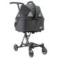 Preview: InnoPet® City Hopper Hundebuggy für kleine Hunde anthrazit