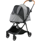 Preview: InnoPet® City Hundebuggy für kleine Hunde grau