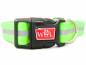 Mobile Preview: Wigzi Hundehalsband wasserdicht neongrün
