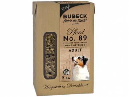 Bubeck Adult No. 89 Hundefutter mit Pferdefleisch 3 kg