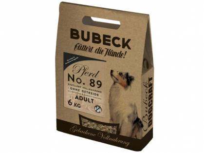 Bubeck Adult No. 89 Hundefutter mit Pferdefleisch 6 kg