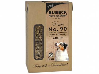 Bubeck Adult No. 90 Hundefutter mit Entenfleisch 3 kg