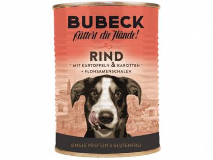 Bubeck Rind mit Kartoffeln & Karotten Hundefutter nass 400 g
