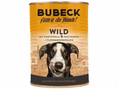 Bubeck Wild mit Kartoffeln & Pastinaken Hundefutter nass 400 g