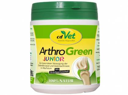 ArthroGreen Junior Futterergänzung für Hunde und Katzen 330 g
