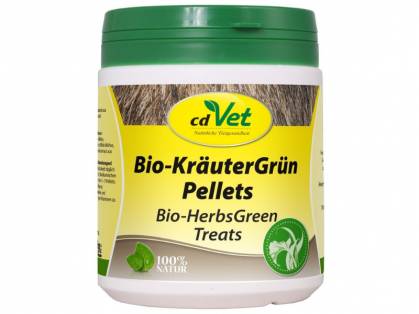 cdVet Bio-KräuterGrün Pellets Futterergänzung für Nager 400 g