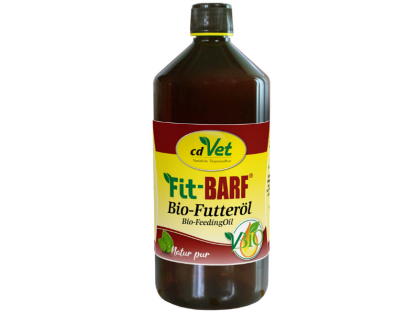 cdVet Fit-BARF Bio-Futteröl für Hunde und Katzen 1000 ml
