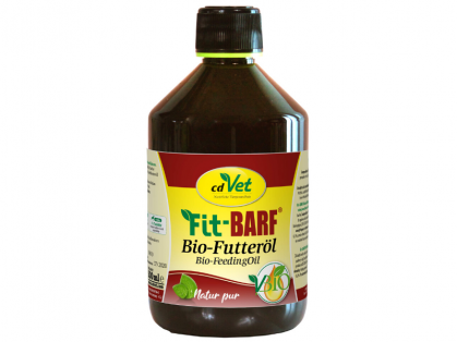 cdVet Fit-BARF Bio-Futteröl für Hunde und Katzen 500 ml