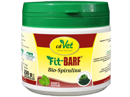 Fit-BARF Bio-Spirulina Einzelfuttermittel für Hunde und Katzen 250 g