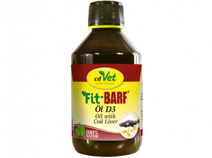 cdVet Fit-BARF Öl D3 für Hunde und Katzen 250 ml