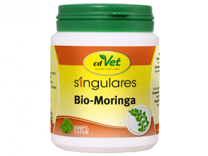 Singulares Bio-Moringa für Hunde, Katzen, Kaninchen und Pferde 100 g