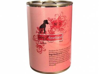 Dogz finefood No. 2 Hundefutter mit Rind