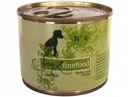 Dogz finefood No. 4 Hundefutter mit Huhn & Fasan