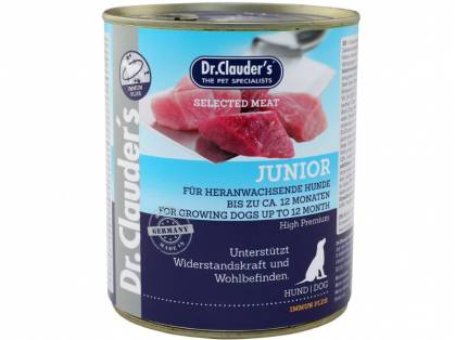 Dr. Clauder`s Selected Meat Junior Hundefutter 800 g