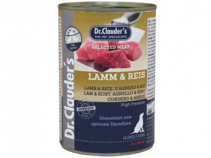Dr. Clauder`s Selected Meat Lamm & Reis Hundefutter 400 g