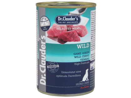 Dr. Clauder`s Selected Meat Wild Hundefutter 400 g