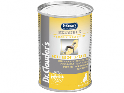 Dr. Clauder`s Selected Meat Sensible Huhn Pur Hundefutter 400 g