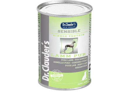 Dr. Clauder`s Selected Meat Sensible Lamm pur Hundefutter 400 g