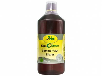 EquiGreen Sommerhaut Elixier Ergänzungsfuttermittel für Pferde 1 Liter