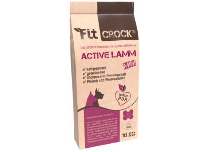 Fit-Crock Active Lamm Mini Hundefutter 10 kg