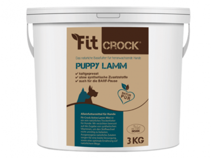 Fit-Crock Puppy Lamm Hundefutter 3 kg