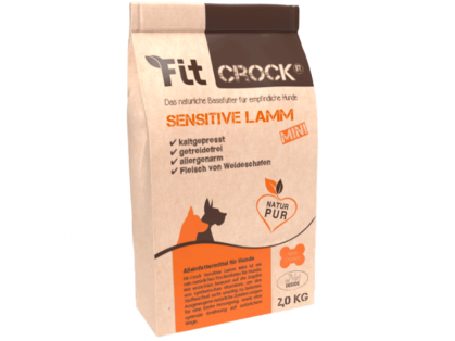 Fit-Crock Sensitive Lamm Mini Hundefutter 2 kg