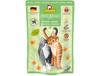 GranataPet DeliCatessen Kitten Junior Geflügel Katzenfutter nass 85 g