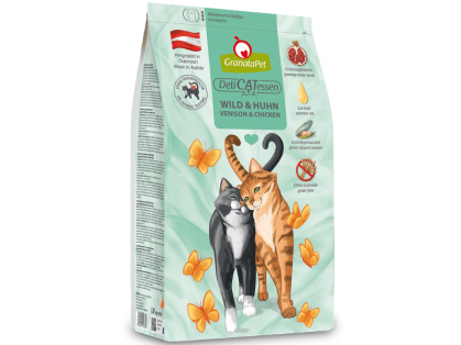 GranataPet DeliCatessen Adult Wild & Huhn Katzenfutter trocken 1,8 kg