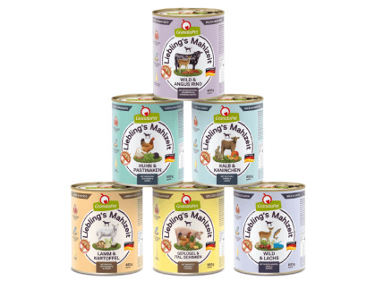 Liebling`s Mahlzeit Multipack 1 verschiedene Sorten 6 x 800 g