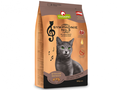 GranataPet Symphonie No. 3 Strauß Katzenfutter trocken 300 g