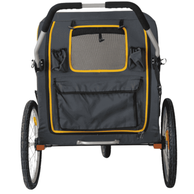 Hercules Hundebuggy für große Hunde Hinteransicht