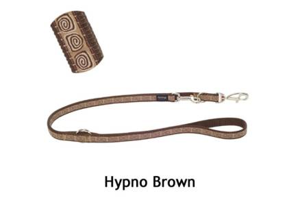 Braune Hundeleine Hypno Brown aus Nylon