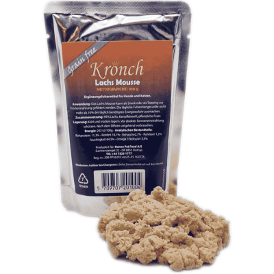 Kronch Lachs Mousse für Hunde und Katzen