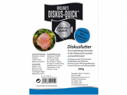 Mieling`s Diskus-Quick Blue Intensive Fisch-Frostfutter 15 x 200 g