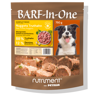 Nutriment BARF-In-One Truthahn Komplettmenü Hund