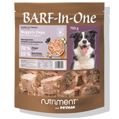 Nutriment BARF-In-One Ziege Komplettmenü Hund