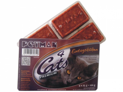 Petman 4Cats Eintagsküken BARF Katzen-Frostfutter 10 x 100 g