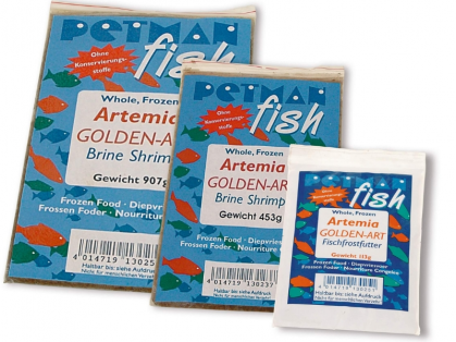 Petman fish Artemia Golden-Art Fisch-Frostfutter 5 x 907 g