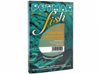 Petman Premium fish Cyclop-Eeeze & Weiße Mückenlarve Fisch-Frostfutter 15 x 100 g