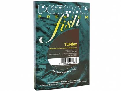 Petman Premium fish Tubifex Fisch-Frostfutter 15 x 100 g