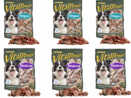 Petman Vital Power Allergie Mischpaket Hunde-Frostfutter 6 x 1000 g