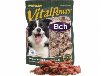 Petman Vital Power Elch Hunde Frostfutter 1000 g