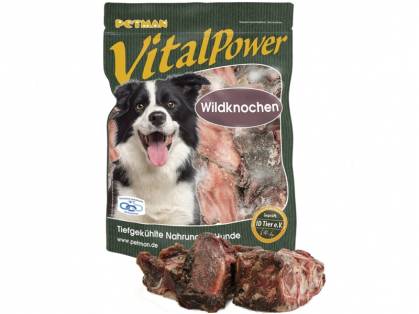Petman Vital Power Wildknochen Hundefutter 6 x 1000 g