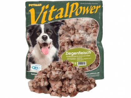 Petman Vital Power Ziegenfleisch Hundefutter 450 g Beutel
