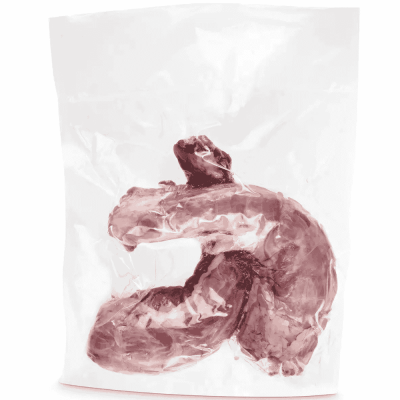 Putenhals am Stück Frostfutter für Hunde  in der Päckchenverpackung