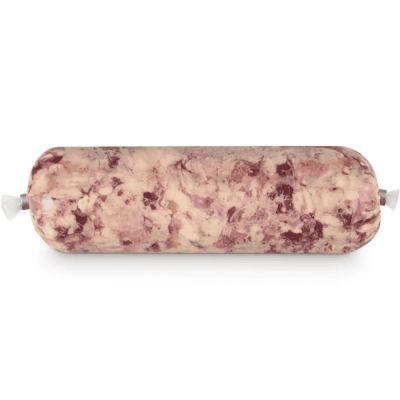 Rinderfett Frostfutter für Hunde und Katzen in der Wurstverpackung