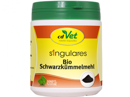 Singulares Bio-Schwarzkümmelmehl für Hunde und Pferde 500 g